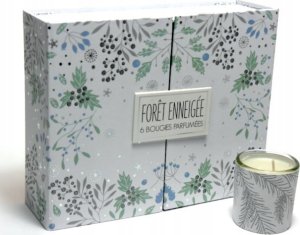 Atmosphera Świeczki zapachowe ze świątecznym nadrukiem, Ø 4,5 cm, 6 szt. 5