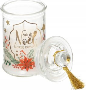 Atmosphera Świeczka zapachowa w ozdobnym słoiku z frędzlem,  Ø 6 cm 2