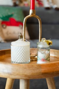 Atmosphera Świeczka zapachowa w ozdobnym słoiku z frędzlem,  Ø 6 cm 8