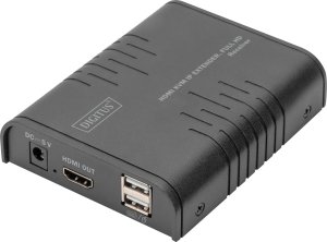 Przełącznik Digitus DIGITUS HDMI KVM IP Extender Receiver, Full HD 1,2m Kabel 1