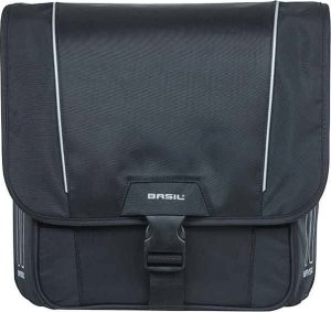 Basil Sakwa miejska podwójna BASIL SPORT DESIGN DOUBLE PANNIER BAG MIK 32L, MIK System (ready to go), czarna (NEW 2024) 2