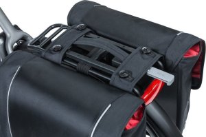 Basil Sakwa miejska podwójna BASIL SPORT DESIGN DOUBLE PANNIER BAG MIK 32L, MIK System (ready to go), czarna (NEW 2024) 7