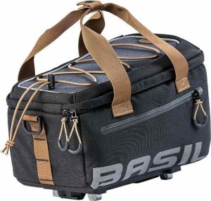 Basil Torba na bagażnik BASIL MILES TARPAULIN TRUNKBAG MIK 7L, MIK System (reay to go), 100% wodoodporna black slate (NEW 2024) 1