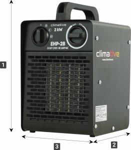 CLIMATIVE Nagrzewnica elektryczna PTC EHP-2B 2kW 14