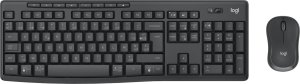 Klawiatura + mysz Logitech Logitech MK370 Combo for Business klawiatura Dołączona myszka RF Wireless + Bluetooth AZERTY Belgijski Grafitowy 1