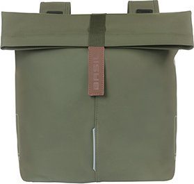 Basil Sakwa miejska podwójna BASIL CITY DOUBLE PANNIER BAG 28-32L, Universal Bridge System, moss green (NEW 2024) 2