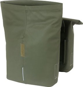 Basil Sakwa miejska podwójna BASIL CITY DOUBLE PANNIER BAG 28-32L, Universal Bridge System, moss green (NEW 2024) 5