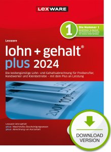 Program Lexware LEXWARE ESD lohn+gehalt plus 2024 ABO Version 1