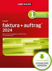 Program Lexware LEXWARE ESD faktura+auftrag 2024 Jahresversion 1