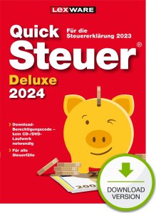 Program Lexware LEXWARE ESD QuickSteuer Deluxe 2024 1