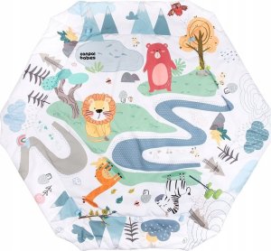 Canpol BABIES mokomasis žaidimų kilimas su žaidimų erdve, 0+ mėn., SAFARI, 81/100 12