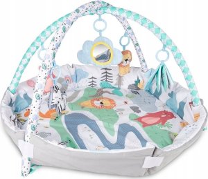 Canpol BABIES mokomasis žaidimų kilimas su žaidimų erdve, 0+ mėn., SAFARI, 81/100 6