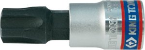 King Tony NASADKA 3/8" Z KOŃCÓWKĄ TORX 5-RAMIENNĄ Z OTWOREM IPR 55 x 50mm King Tony 1