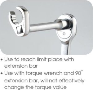 King Tony KLUCZ PŁASKI 32mm SPECJALNY OTWARTY BOCZNY 1/2" 12-kątny King Tony 2