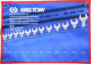 King Tony ZESTAW KLUCZY PŁASKICH 12cz. 6 - 32mm, ETUI King Tony 1