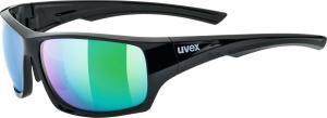 Uvex Okulary sportowe Sportstyle 222 pola black green (53/0/980/2770/UNI) 1