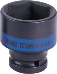 King Tony NASADKA KRÓTKA UDAROWA 1" 19mm x 58mm, 6-kąt King Tony 1