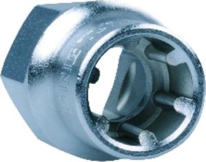 King Tony NASADKA KRÓTKA 1/2" TYPU RIBE M10S DO ŚRUBY KOŁA ZAMACHOWEGO (Toyota Altis) King Tony 3