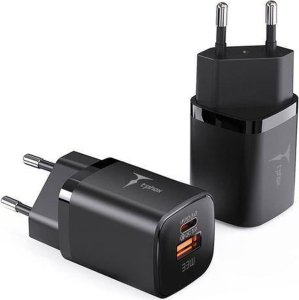 Ładowarka T-Phox ŁAD SIEC T-PHOX HANDY SERIES 33W T-PP08 USB/USB-C BLACK 3