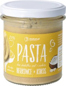 KruKam Pasta z nerkowców z kokosem 300g 1