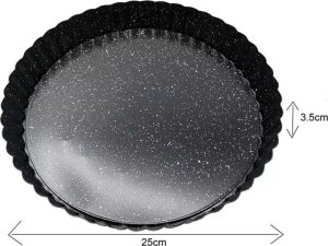 KingHoff BLACHA FORMA DO TARTY 25CM WYJMOWANE DNO KINGHOFF KH-1769 3