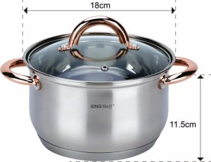 KingHoff Zestaw garnków 12 elementów KH-1765 8