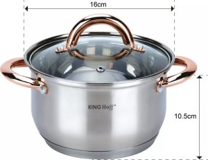 KingHoff Zestaw garnków 12 elementów KH-1766 7