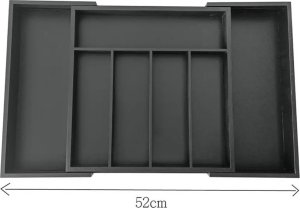 KingHoff WKŁAD ORGANIZER DO SZUFLADY NA SZTUĆCE ROZSUWANY 52/31X31CM KINGHOFF KH-1745 8