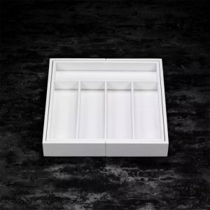 KingHoff WKŁAD ORGANIZER DO SZUFLADY NA SZTUĆCE ROZSUWANY 52/31X31CM KINGHOFF KH-1746 4