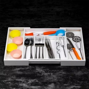 KingHoff WKŁAD ORGANIZER DO SZUFLADY NA SZTUĆCE ROZSUWANY 52/31X31CM KINGHOFF KH-1746 7