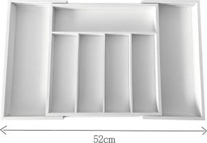 KingHoff WKŁAD ORGANIZER DO SZUFLADY NA SZTUĆCE ROZSUWANY 52/31X31CM KINGHOFF KH-1746 8