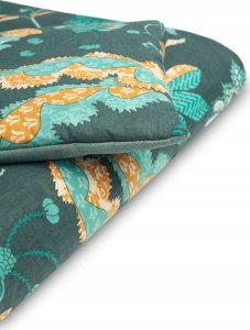 Sensillo KOMPLET VELVET DO ŁÓŻECZKA PARADISE SZMARAGDOWY 4