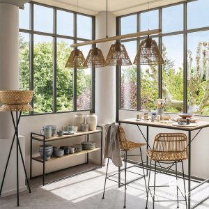 Atmosphera Lampa stojąca na trójnogu SUNY, 145 cm 6