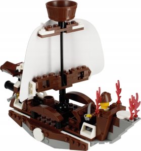 ALLEBLOX KLOCKI KONSTR ALLEBLOX PIRAT 204EL 34X27X6 18/36 4