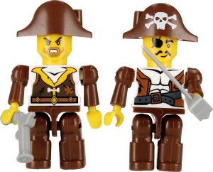 ALLEBLOX KLOCKI KONSTR ALLEBLOX PIRAT 204EL 34X27X6 18/36 6