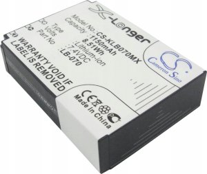 Cameron Sino Akumulator Bateria Typu Lb-070 Lb070 Do Kodak Pixpro S1 S-1 Az651 Astro Zoom Az652 Az901 / Cs-klb070mx 3