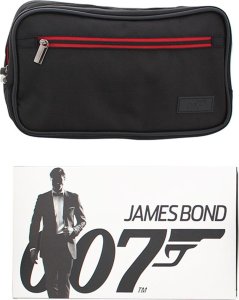 James Bond James Bond, 007, Material, Bag, Toiletry, Black, For Men, 28 x 15 x 10 cm For Men 1