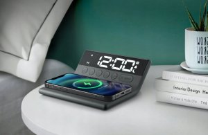 Radio Muse Radio with a wireless charger M-168 WI Black Portable 2
