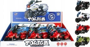 Mega Creative MOTOCYKL POLICJA P/B 13CM MIX4 MC DISP12/144/288 1