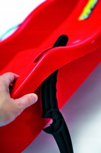 Prosperplast 2x Sanki Ślizg Bobslej z hamulcami Szybki jeździk 4