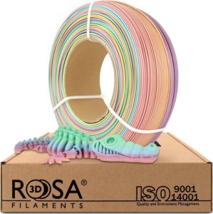 ROSA3D Filament ROSA3D Refill PLA Rainbow Pastel 1,75mm 1kg 1