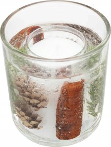 Atmosphera Świeca żelowa ze świątecznym wzorem, 90 g 2