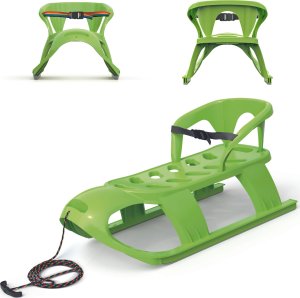 Prosperplast Sanki z oparciem BEZZY SEAT + Ślizg Jabłuszko 3