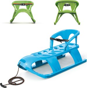 Prosperplast Sanki z oparciem BEZZY SEAT + Ślizg Jabłuszko 3