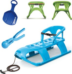 Prosperplast Sanki z oparciem BEZZY SEAT + Ślizg + śnieżkomat 2