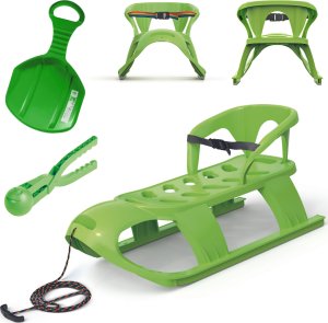 Prosperplast Sanki z oparciem BEZZY SEAT + Ślizg + śnieżkomat 2