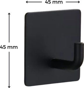 Delvant DELVANT THIO HACZYK NA RĘCZNIK UCHWYT CZARNY 2