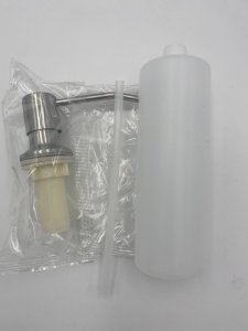 Dozownik do mydła Delvant DELVANT DOZOWNIK PŁYNU MYDŁA ZLEWOZMYWAK CZARNY 3