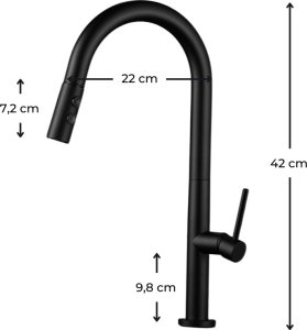 Bateria kuchenna Delvant DELVANT TOUCH BATERIA KUCHENNA DOTYKOWA CZARNA 7