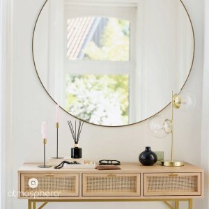 Atmosphera Lampa stołowa złote kule COL, wys. 48 cm 2